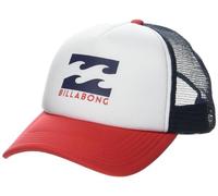 BILLABONG Men's Classic Trucker Hat Sun, Red White Blue, One Size