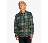 BILLABONG - Mens Coastline Flannel Long Sleeve Shirt - Otter - Casual Shirt