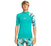 Billabong Men's Contrast Allover short-sleeve lycra