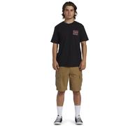 Billabong Mens Crayon Wave Casual Short Sleeve T-Shirt Top Tee - Black - M