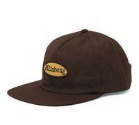 Billabong Mens Heritage Adjustable Snapback Baseball Cap Hat - Coffee Bean