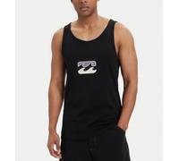 BILLABONG MENS ICON WAVE VEST.BLACK SLEEVELESS COTTON TANK TEE T SHIRT TOP S26