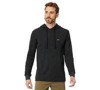 BILLABONG Men's Keystone Pullover Lightweight Waffle Knit Hoodie Hooded Sweatshirt, Black, L