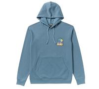 Billabong Men's Logo Pullover Hooded Fleece Sweatshirt, Glacier Blue, L