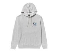 Billabong Men's Logo Pullover Hooded Fleece Sweatshirt, Heather Grey, M