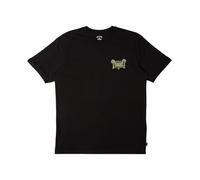 BILLABONG Men's Lounge Backprint Short Sleeve T Shirt Top Black