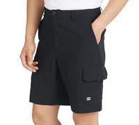Billabong Men's Quick Dry Performance Fixed Waist 7 Inch Water Friendly Hybrid Cargo Shorts Cargo Shorts