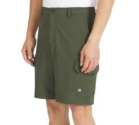 Billabong Men's Quick Dry Performance Fixed Waist 7 Inch Water Friendly Hybrid Cargo Shorts Cargo Shorts