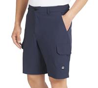 Billabong Mens Quick Dry Performance Fixed Waist 7 Inch Water Friendly Hybrid Cargo Shorts, Odyssey Gray, 32