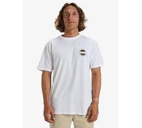 Billabong Mens Rotor Fill Short Sleeve Tee, White, Size S, Men White