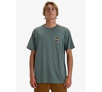 Billabong Mens Rotor Fill Short Sleeve Tops - Green, Green, Size Xl, Men Green