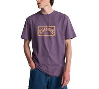 BILLABONG MENS T SHIRT.ARCH FRAME PREMIUM GRAPE COTTON SHORT SLEEVED TEE TOP S26
