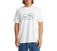 BILLABONG MENS T SHIRT.ARCH FRAME PREMIUM WHITE COTTON SHORT SLEEVED TEE TOP W25