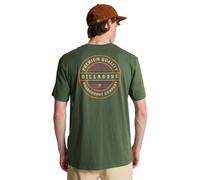 BILLABONG MENS T SHIRT.NEW ROTOR BACKPRINT GREEN SHORT SLEEVED SURF TEE TOP S26