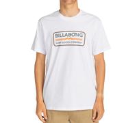 BILLABONG MENS T SHIRT.TRADEMARK WHITE SHORT SLEEVED COTTON CREW TEE TOP S24