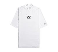 Billabong Waves All Day Short Sleeve Rash Guard White 2XL Men