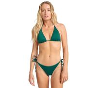 Billabong Mini Bikini Bottoms SOL Searcher TIE Side Tanga Women's Green S