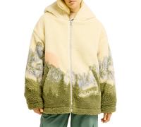 Billabong - Polaire oversize en sherpa - Fun Call Sherpa Oversize Jacket Black for Women - Size S/M - Beige Beige S/M