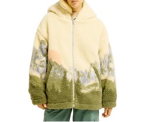 Billabong - Polaire oversize en sherpa - Fun Call Sherpa Oversize Jacket Black for Women - Size S/M - Beige Beige S/M