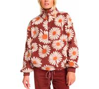 Billabong - Printed sherpa fleece - Time Off W Espresso for Women - Size S - Burgundy Burgundy S