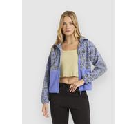 Billabong Rock Jetty Mock Neck Zip Fleece Sweater iris XS