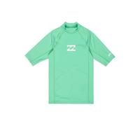 Billabong Short Sleeve Rash Vest SIERRA SUEDE Boys Green