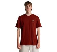 Billabong Short Sleeve T-Shirt Arch Crew SS Mens Red