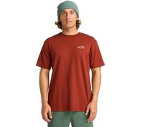 Billabong Arch Wave Short Sleeve T-Shirt Red - XL