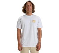 Billabong Short-Sleeved T-Shirt Crayon Wave SS Young Mens White XXL
