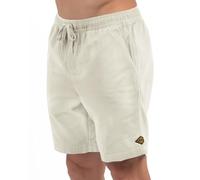 Billabong Shorts for Men Big and Tall, Flat Front Elastic Casual Cotton Twill Lounge Shorts, Light Grey, 1X