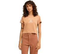 Women's crop T-shirt Billabong Surfing In Town Orange S