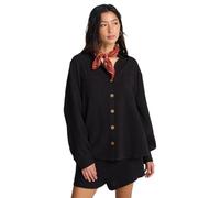 Billabong - Cotton shirt - Swell Blouse Black Pebble for Women - Size M Black M