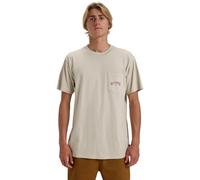 Billabong T-Shirt Stacked Arch PKT Young Mens Grey M