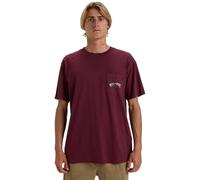 Billabong T-Shirt Stacked Arch PKT Young Mens Red XL