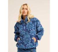 Billabong Time Off Half Zip fleece dark blue blue women - L