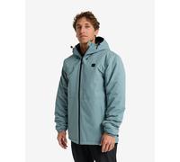 Billabong Transport Revo 10K Hooded Jacket Reversible Aqua Blue Black - M