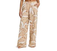 Billabong Tropic Breeze Floral Elasticated Waist Trousers Beige