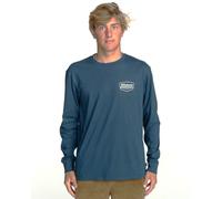 Billabong tshirt long sleeve mens cotton crew neck blue Walled