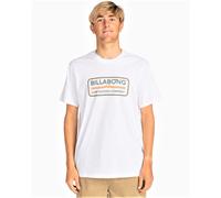 Billabong Tshirt Short Sleeved Mens Cotton Trademark white