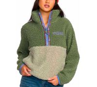 Billabong - Two-coloured Fleeces - Horizon Mock Neck Half Zip Fleece W Treehugger for Women - Size L - Khaki Khaki L