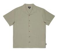 Billabong Vacay Linen Short Sleeve Shirt Green M Men