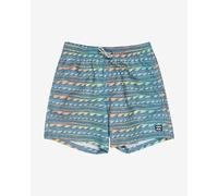 Billabong Vacay Swimsuit Blue Orange Kids - L