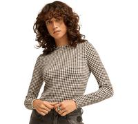 Billabong Way Out Checks Long Sleeve T-shirt Brown S Woman