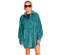 Billabong Winter Ocean Long Sleeve Short Dress Blue 2XL Woman