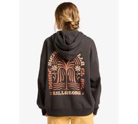 BILLABONG - Women El Sol Zip Up Hoodie - Off Black - Casual Hooded Top