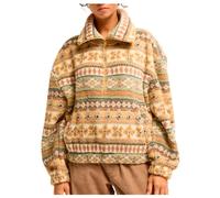Billabong - Women's Barra Half Zip - Fleece jumper size L, sand