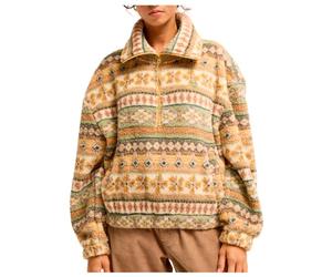 Billabong - Women's Barra Half Zip - Fleece jumper size M, sand