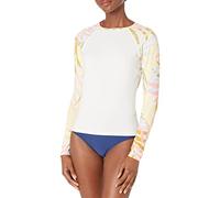 Billabong Women's Classic Long Sleeve Rashguard, Salt Crystal Print, Large