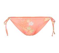 Billabong - Women's Crazy For Coral Tie Side Tropi - Bikini bottom size XL, orange