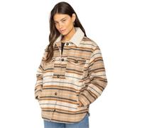 Billabong Womens Lucky Day Trucker Jacket Bomber Quilted Padded - Multi - S